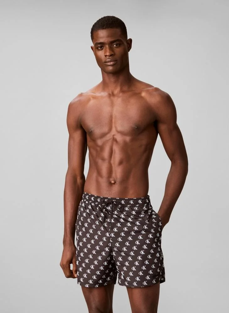Calvin Klein Medium Drawstring Swim Shorts - Essentials