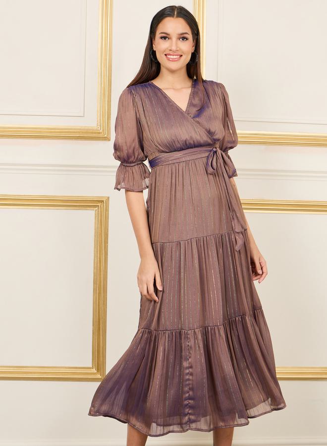 Styli Tiered Chiffon Dress  - Image 1
