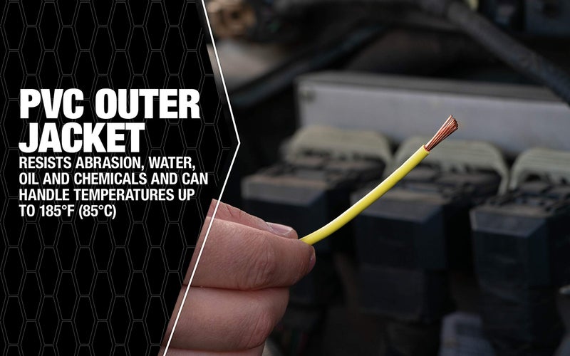 Southwire 55671723 Primary Wire; 12-Gauge Bulk Spool; 100-Feet; Yellow - Image 3