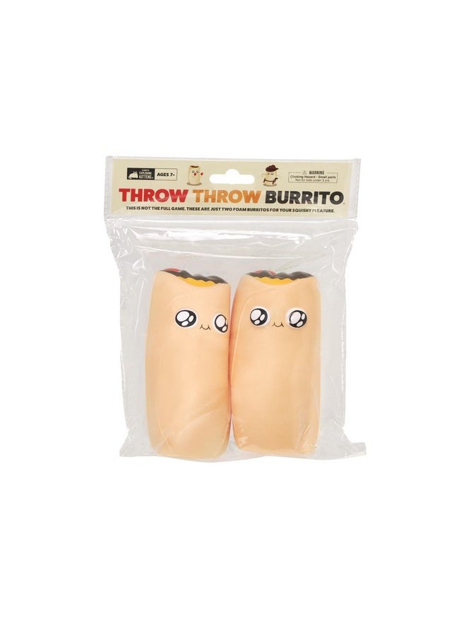 Exploding Kittens LLC Exploding Kittens Presents Double Burrito Replacement Pack - 2-Pack of Burritos Compatible with The Throw Throw Burrito Game  - Image 1