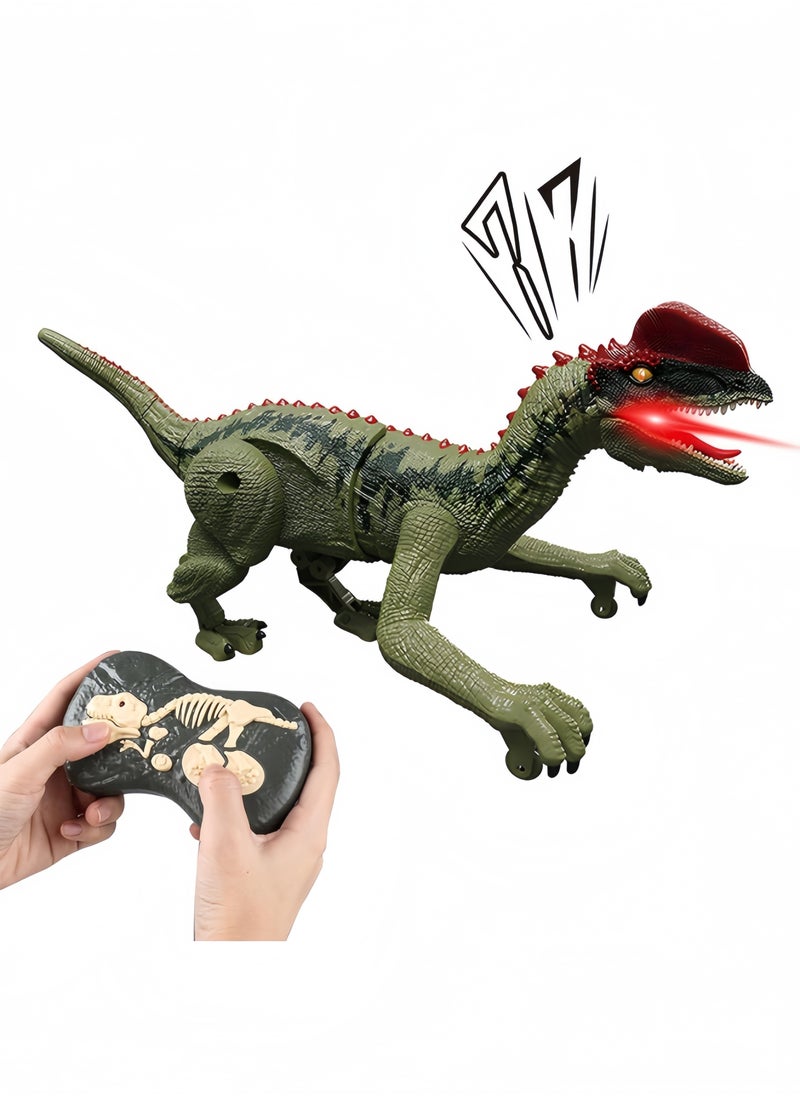 GGEROU Remote Control Dinosaur with Lights, Walking, Roaring, Twist, Dinausore Remote Control Toy, Dinosaur for Children Boys Girls 3 4 5 6 7 8 9 Years Old  - Image 3