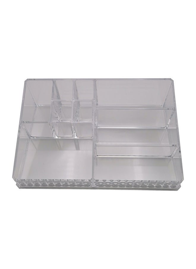 asmat Multifunctional Acrylic Clear Makeup Brush Holder Organizer  - Image 2