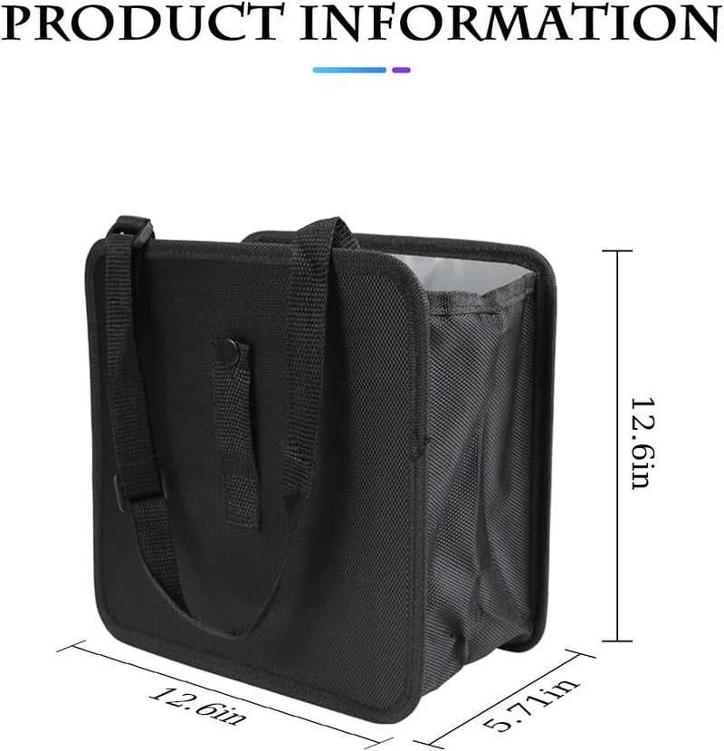 Fekey&JF Oxford Car Trash Can - Waterproof and Collapsible - Image 2