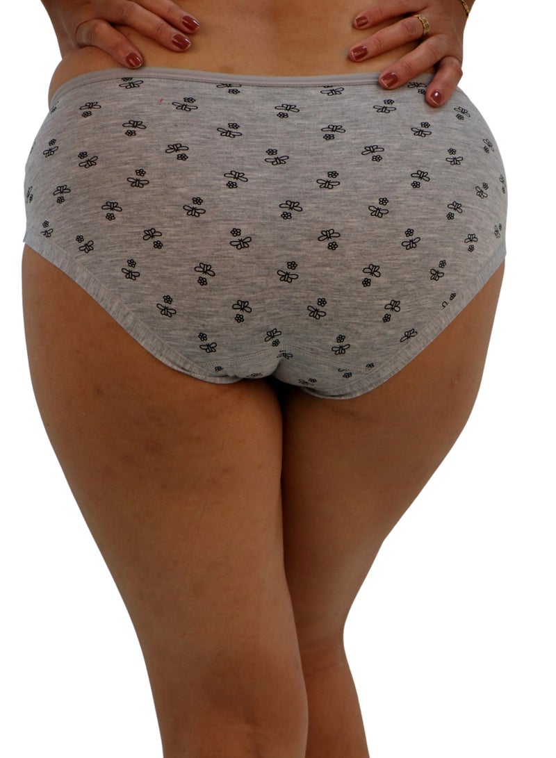 JOANNA JOANNA 152241 Women's Floral Design Mid Rise 3-Pack Panties, Multicolor  - Image 4