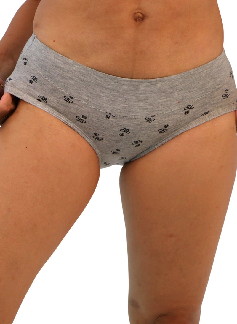 JOANNA JOANNA 152241 Women's Floral Design Mid Rise 3-Pack Panties, Multicolor  - Image 2