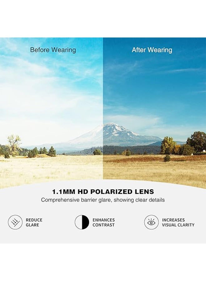 نظارات شمسية مستقطبة للجنسين، نظارات ركوب، نظارات جري، نظارات تسلق الجبال، نظارات قيادة، نظارات صيد، نظارات واقية من الأشعة فوق البنفسجية 400 - Image 3