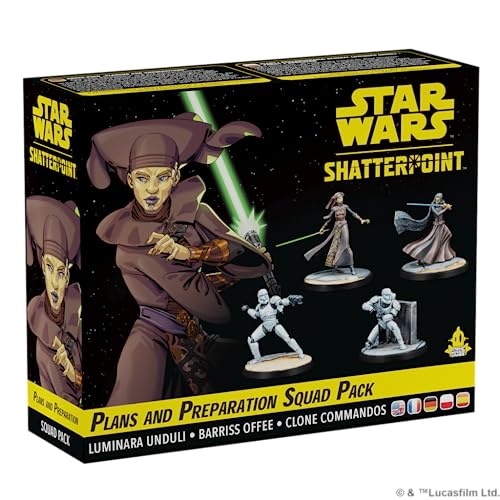 Asmodee Star Wars Shatterpoint Plans and Preparation SQUAD PACK - Tabletop Miniatures Game, Strategy Game for Kids and Adults, Ages 14+, 2 Players, 90 Minute Playtime, Made by Atomic Mass Games - Image 1
