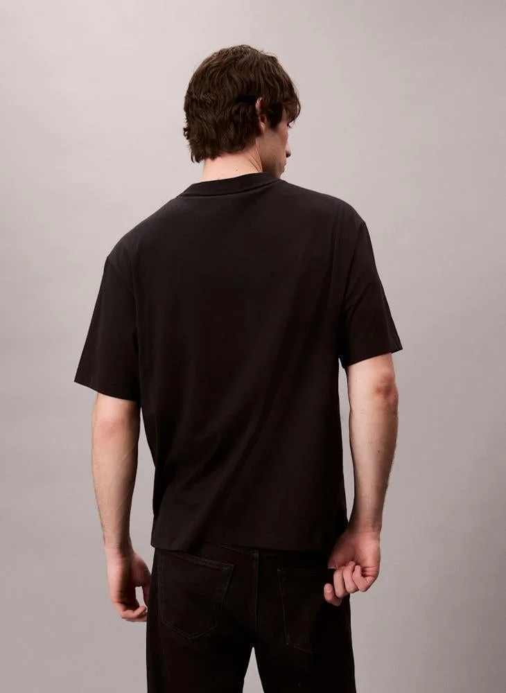 CALVIN KLEIN Logo Crew Neck T-Shirt