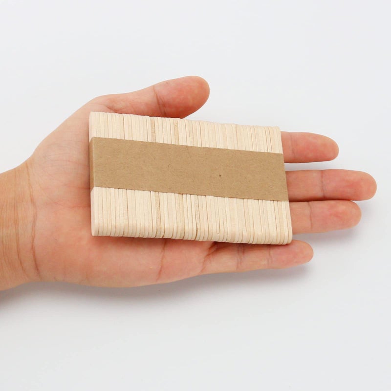 WISYOK 450PCS 2.5 inch Craft Sticks Sticks, Wood Popsicle Sticks, Craft Sticks for Home and School Crafts, Ideal for Arts and Handwork - Image 3