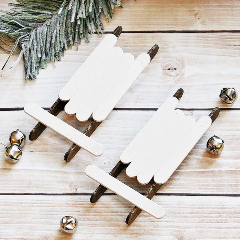 WISYOK 450PCS 2.5 inch Craft Sticks Sticks, Wood Popsicle Sticks, Craft Sticks for Home and School Crafts, Ideal for Arts and Handwork - Image 5