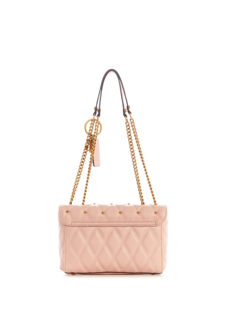 GUESS Triana Mini Crossbody Bag – Luxe Quilted Faux Leather in Pink - Image 3