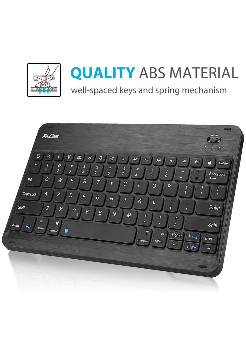 JAJEEK Wireless Keyboard Case for Galaxy Tab S8 Plus/S7 FE/S7 Plus 12.4 Inch – Detachable Magnetic, S Pen Holder, Lightweight & Protective Case (Black) - Image 5