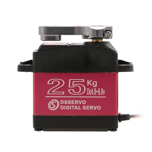 ZOSKAY Servo High Torque Metal Gear Standard Digital Servo 25KG/0.13S 6.8V for 1/8 1/10 RC Cars (Control Angle 180) - Image 1