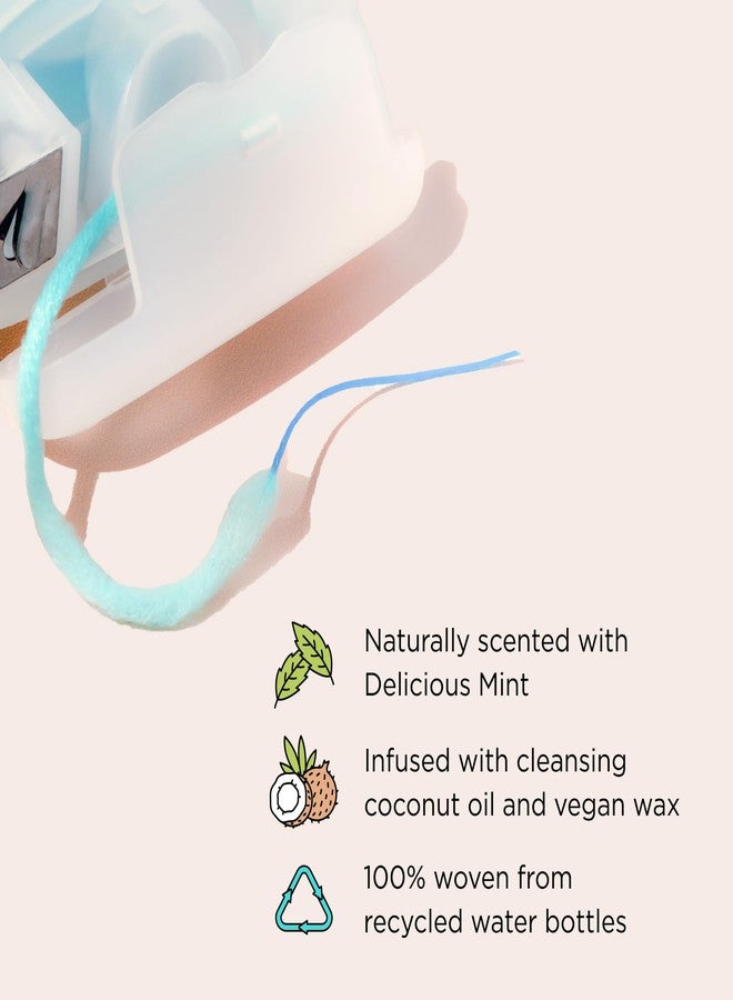 Cocofloss CocoPlush Threaders, Dental Floss for Implants, Bridges, and Braces, Mint, Waxed, Dentist-Designed Oral Care with Coconut Oil, 30 Per Pack - Image 5
