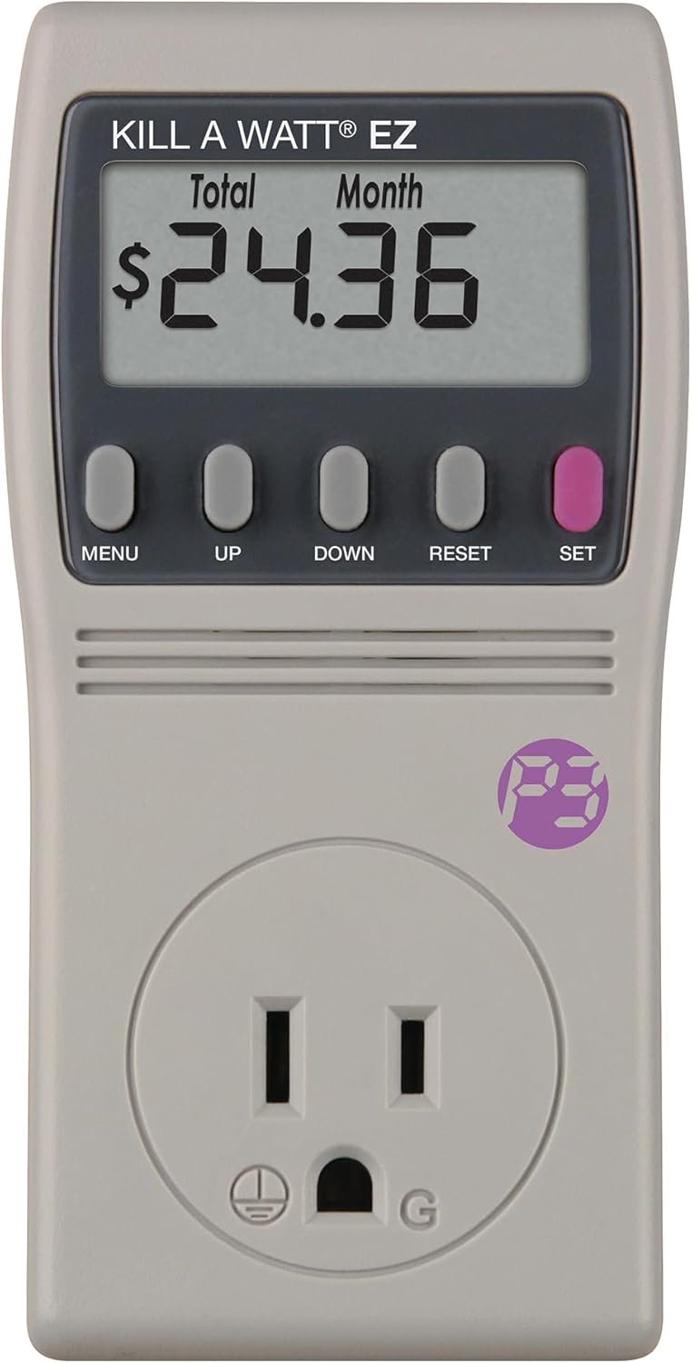 P3 International P4460 Kill A Watt EZ Electricity Usage Monitor , grey - Image 1