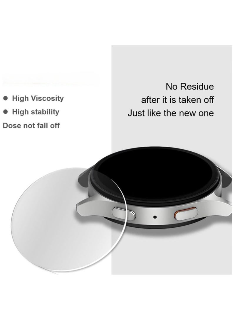 SARAOONT Samsung Galaxy Watch 4 Classic 42mm 4 Pack 10H Glass Screen Protector Anti Scratch HD Clarity Bubble Free Easy Install - Image 5