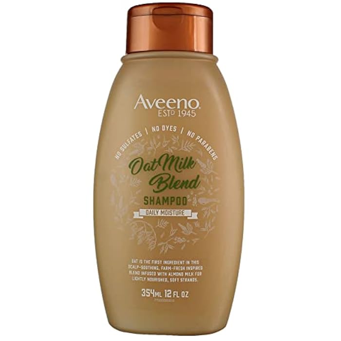 Aveeno Shampoo Oat Milk Blend 12 Ounce (Moisture) (354ml) (2 Pack) - Image 4