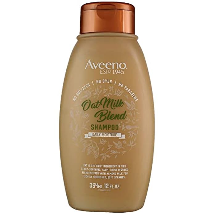 Aveeno Shampoo Oat Milk Blend 12 Ounce (Moisture) (354ml) (2 Pack) - Image 1