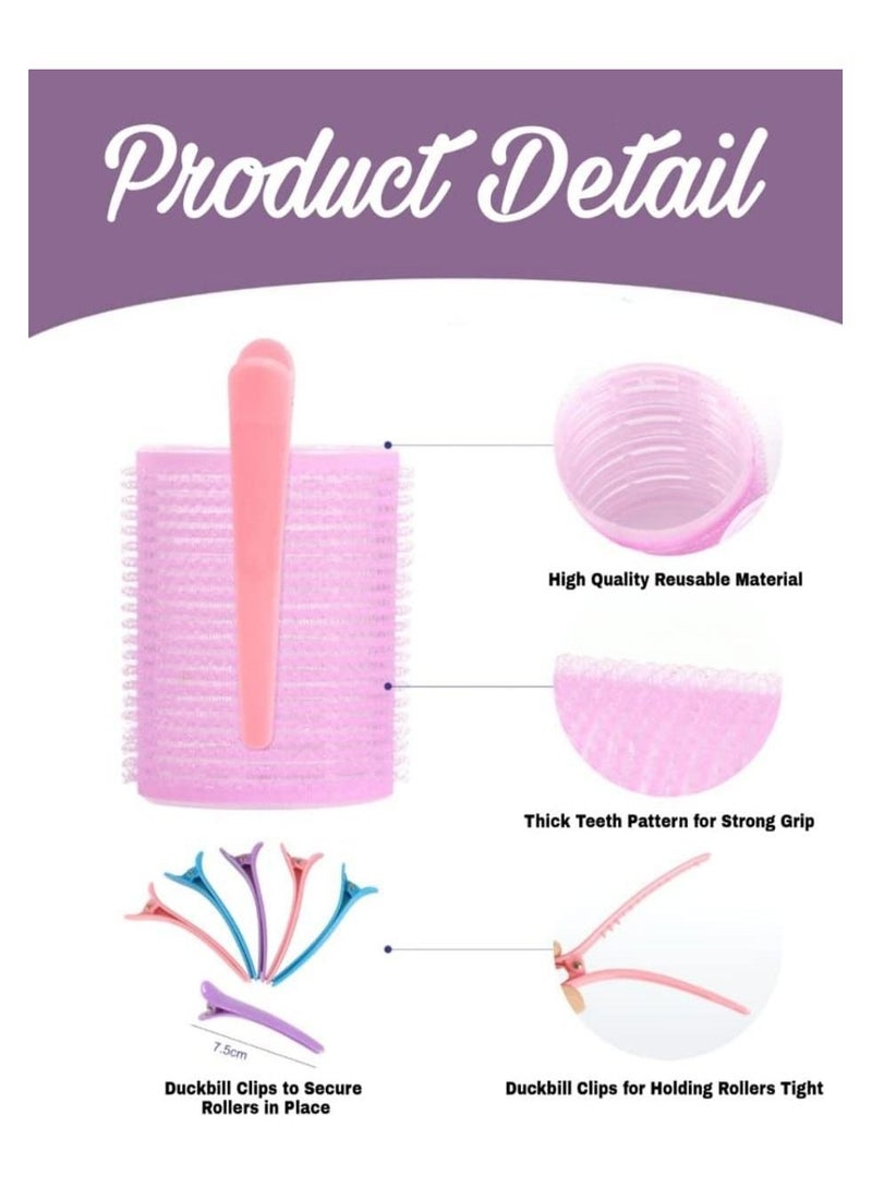 ORiTi 30Pcs Hair Rollers Set with 12 Duckbill Clips, DIY Salon Style Hair Dressing Curlers to fulfil your styling needs - Image 5