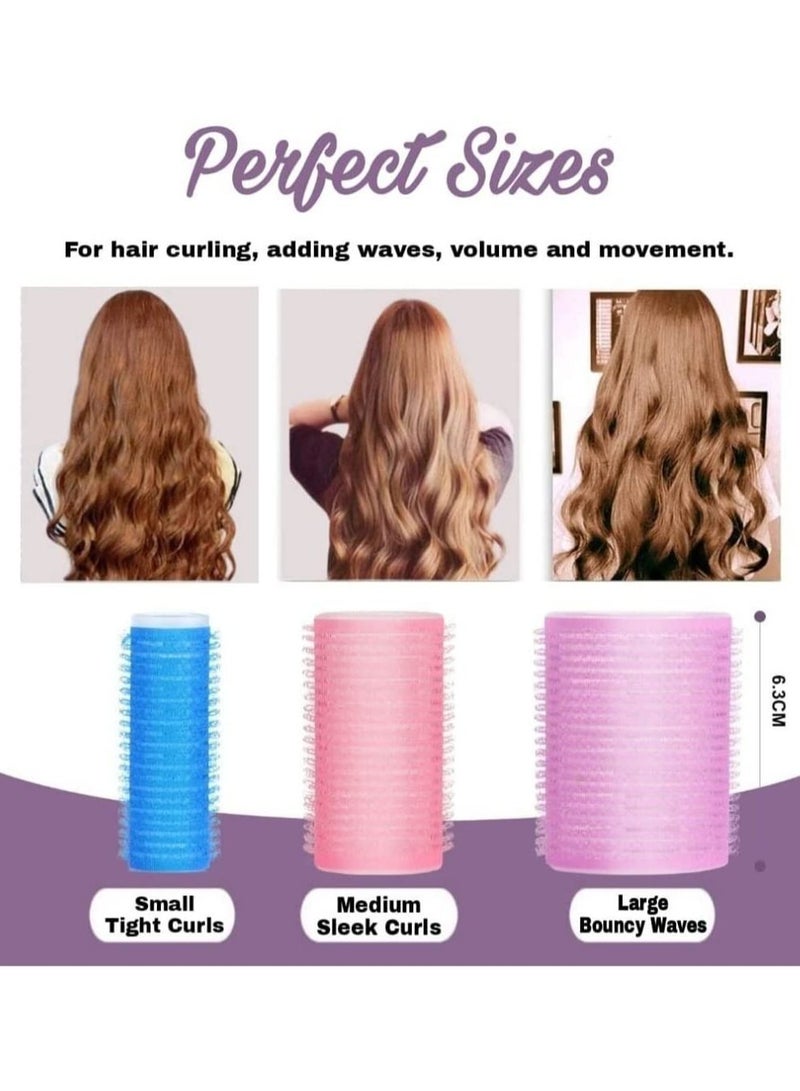 ORiTi 30Pcs Hair Rollers Set with 12 Duckbill Clips, DIY Salon Style Hair Dressing Curlers to fulfil your styling needs - Image 2