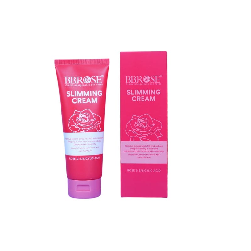 BBROSE Slimming Cream 236ml RoseInfused Formula Hydrates  Smooths Skin Boosts Circulation Soothes  Refreshes with Rose  Salicylic Acid for Firming and Toning 
