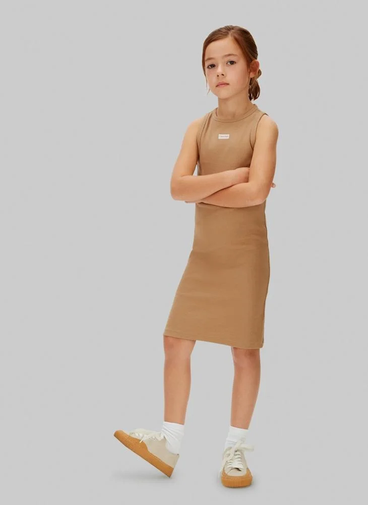 Calvin Klein Jeans Kids Ribbed Sleeveless Dress