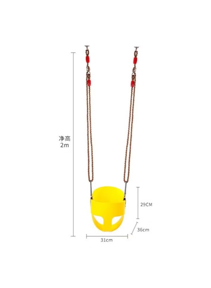 فول جوي مقعد أرجوحة مع حبل قابل للتعديل بطول 2 متر و10 مم، 30*29*28 سم - Image 3