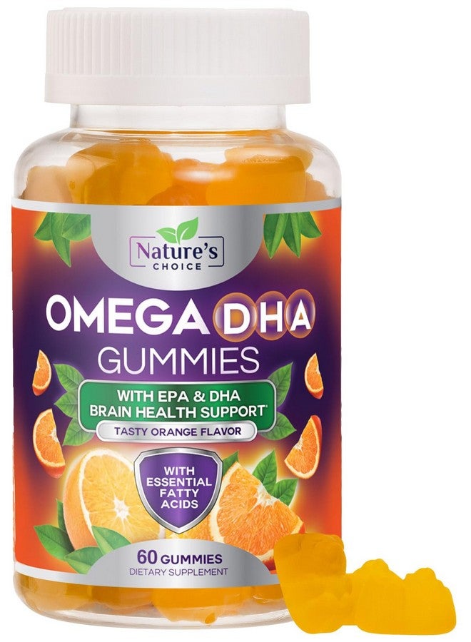 Nature's Choice جواهر زيت السمك أوميغا 3 - فيتامينات جواهر أوميغا 3 بقوة ثلاثية، امتصاص عالي من أحماض EPA و DHA الدهنية، لصحة القلب ودعم الدماغ، مكمل زيت السمك من الطبيعة، بنكهة البرتقال - 60 جواهر - Image 1