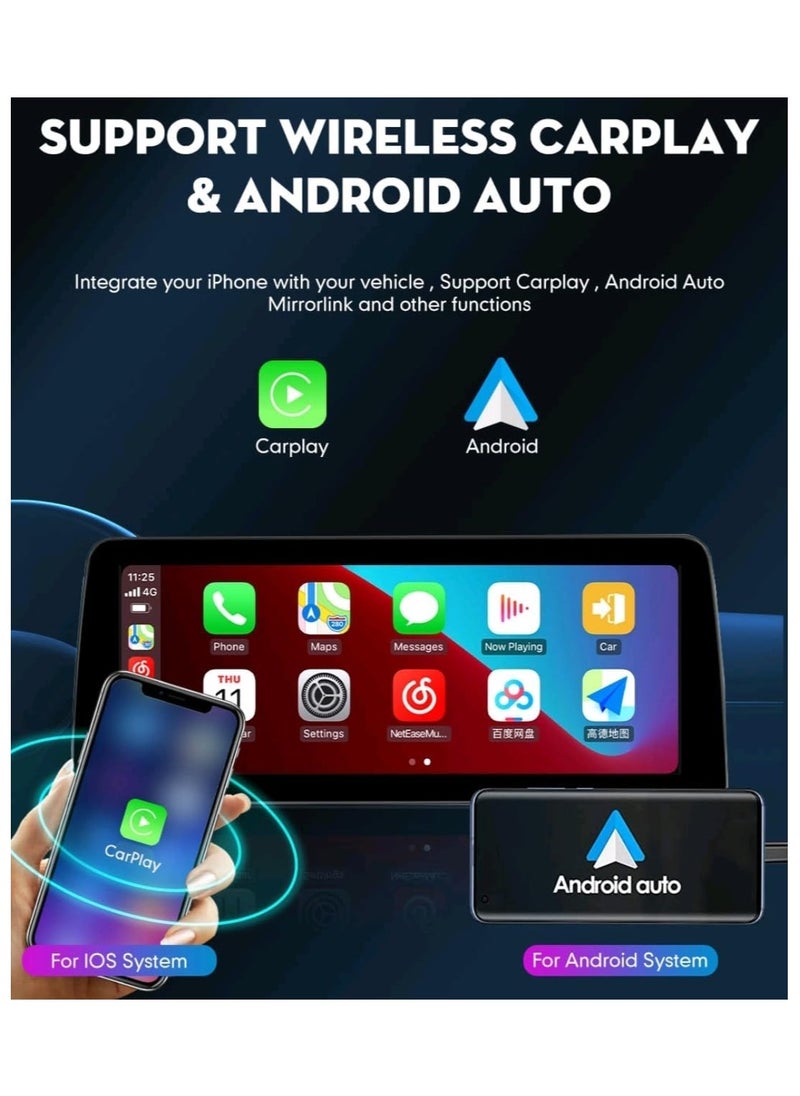 Vierex - 12.3 Inch Android Screen For Toyota Rav4 2018-2023 RAV 4 Car Stereo Support Apple Carplay Android Auto Wireless 4GB RAM Fast Interface AHD Camera included 4G Wifi USB QLED - Image 1