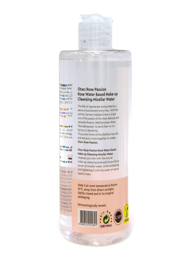 OTACI Rose Passion Micellar Cleansing Water, Face Cleansing Makeup Skin Remover Wash Rosewater Hydrating Moisturizer - Image 3