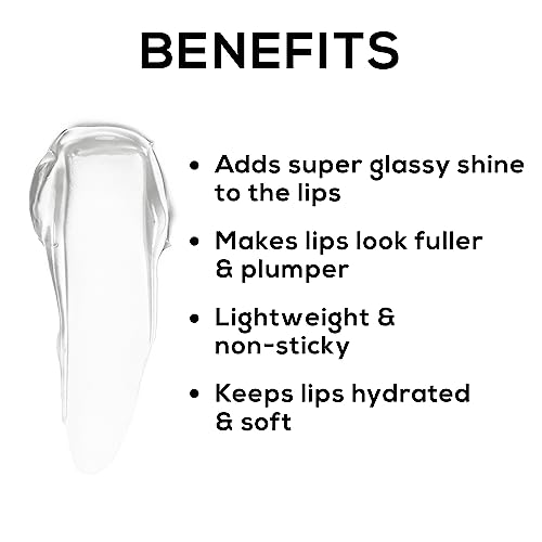 RENEE Hot Lips Clear Lip Gloss HighGlossy Shine Enriched with Vitamin E Lightweight Non Sticky Hydrating Formula - Image 3