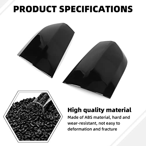 SQQP Tail Light Taillight Cover Guard Rear Light Cover Kit Fit for 2011-2014 Chrysler 300/300C(Smoked Black) - Image 4