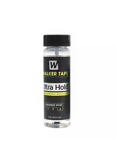 Ultrahold Thin Silicone Hair Replacement Adhesive - Long Lasting Fixation for Poly and Lace Wigs - 3-4 Weeks, Wigs, Wig Systems - Invisible, Waterproof Adhesive (41ml)  - Image 1