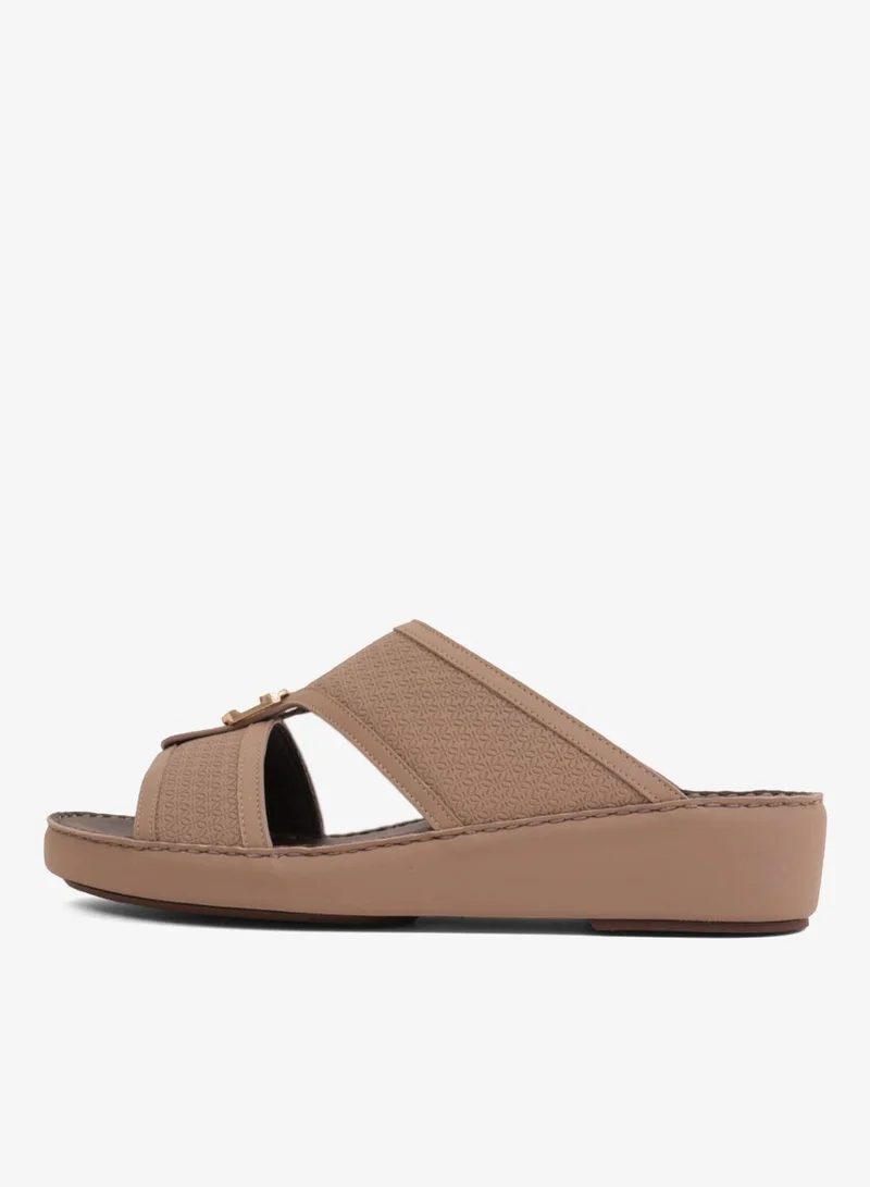 UOMO CAVALIER MEN'S PREMIUM ARABIC SANDALS STONE