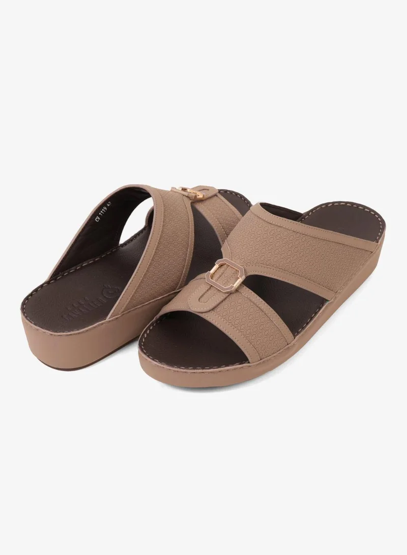 UOMO Cavalier  UOMO CAVALIER MEN'S PREMIUM ARABIC SANDALS STONE for Men | Best Price UAE