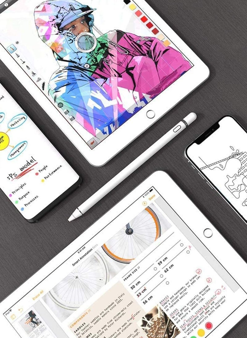 Stylus Pen For Apple iPad 2018-2020 White - Image 4