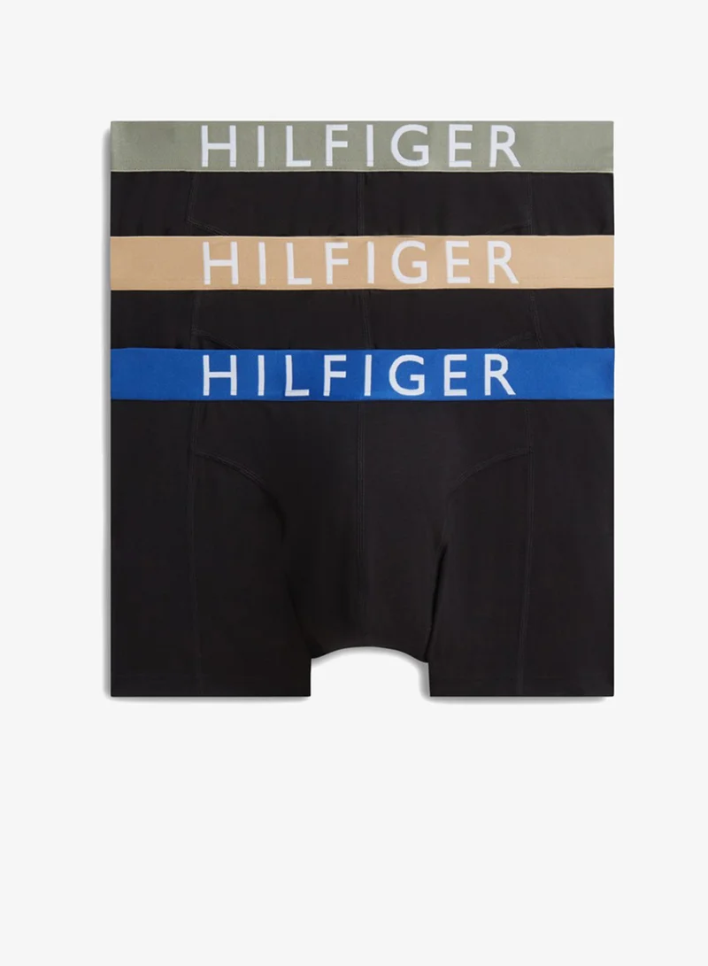 Tommy Hilfiger Pack of 3 Logo Band Trunks