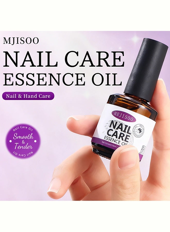 MEJISOO Nail & Cuticle Care Oil,Daily Treatment to Protect Nails from Brittle Breakage and Enhance Natural Shine 15ml - Image 2