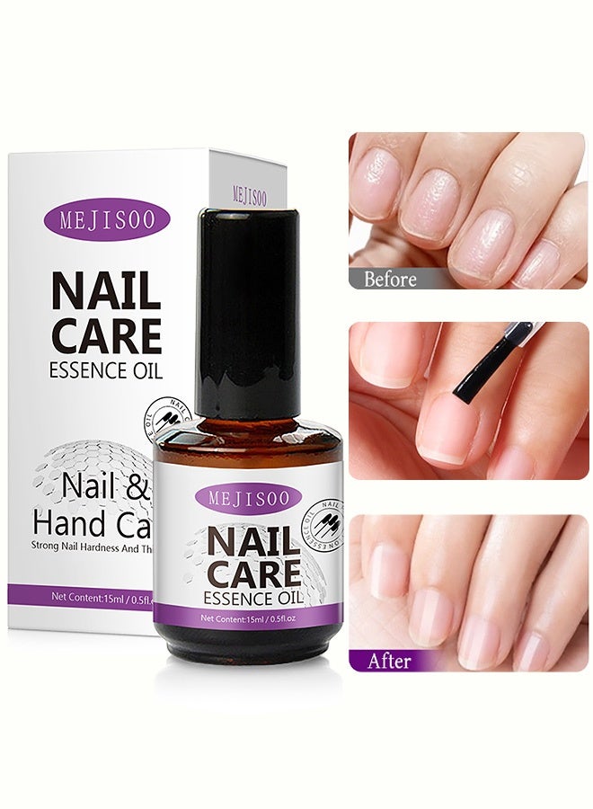 MEJISOO Nail & Cuticle Care Oil,Daily Treatment to Protect Nails from Brittle Breakage and Enhance Natural Shine 15ml - Image 1