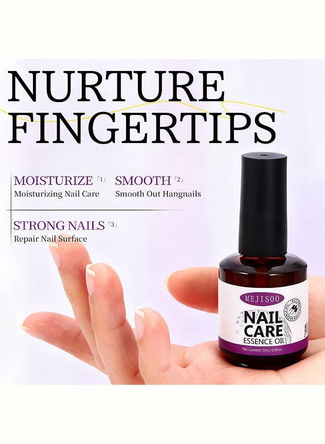 MEJISOO Nail & Cuticle Care Oil,Daily Treatment to Protect Nails from Brittle Breakage and Enhance Natural Shine 15ml - Image 4
