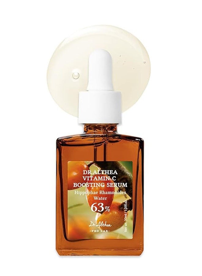 Dr Althea Vitamin C Boosting Serum Daily Vitamin Serum For All Skin Types Helps Remove Dark Spots And Uneven Skin Tone Skin Brightening 30 ml