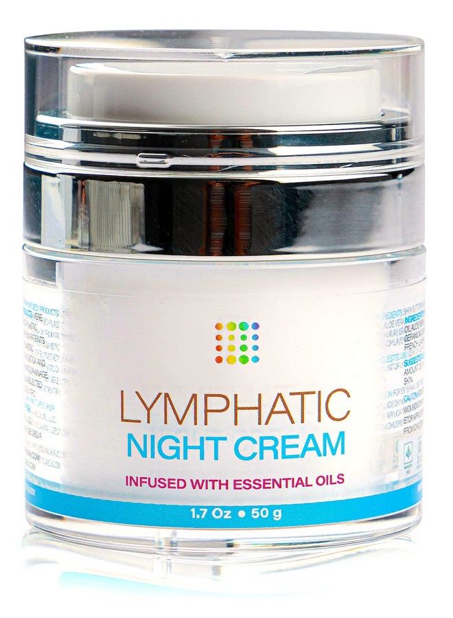 Bruizex Lymphatic Drainage Face Cream I Antiaging Moisturizing And Rejuvenating Night Cream For Healthy Lymphatic Drainage Of Face And Neck I Infused With Natural Essential Oils I 1.7 Fl. Oz - Image 2