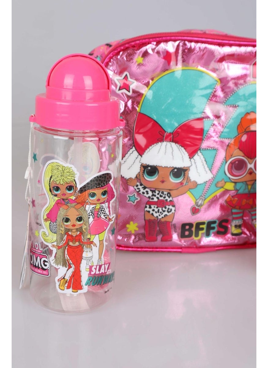 Lol Surprise Licensed Lunch Box, Lunch Box and 500 ml Water Bottle Meal Set with Dekomus  - Image 2