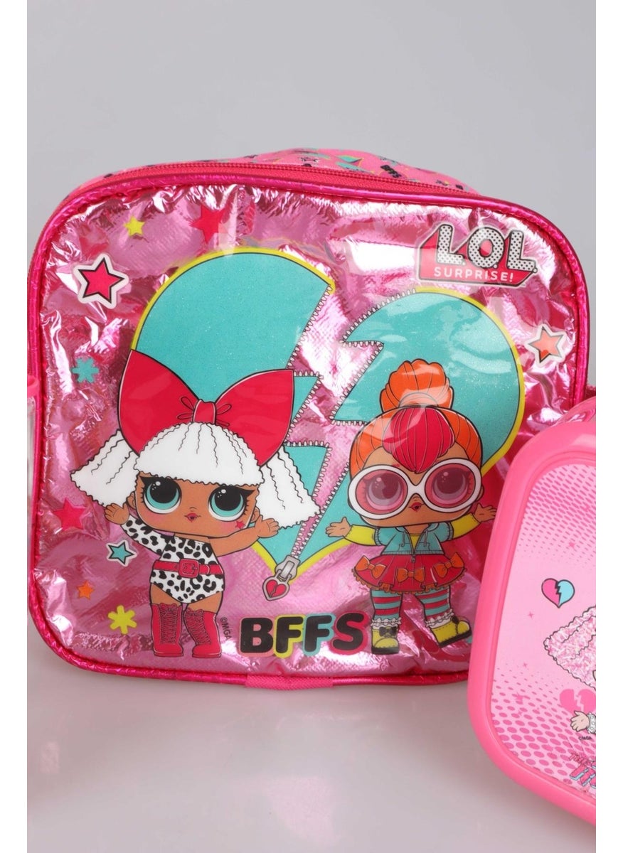 Lol Surprise Licensed Lunch Box, Lunch Box and 500 ml Water Bottle Meal Set with Dekomus  - Image 3