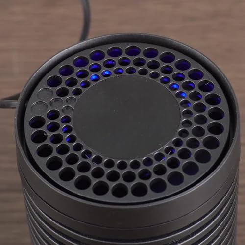 Dhadh Car Air Purifier, Mini Air Purifier for Car with True HEPA Filter Cleans Air, Eliminates Smoke & Odor, Small Travel Air Purifier for Office (Black) - Image 5