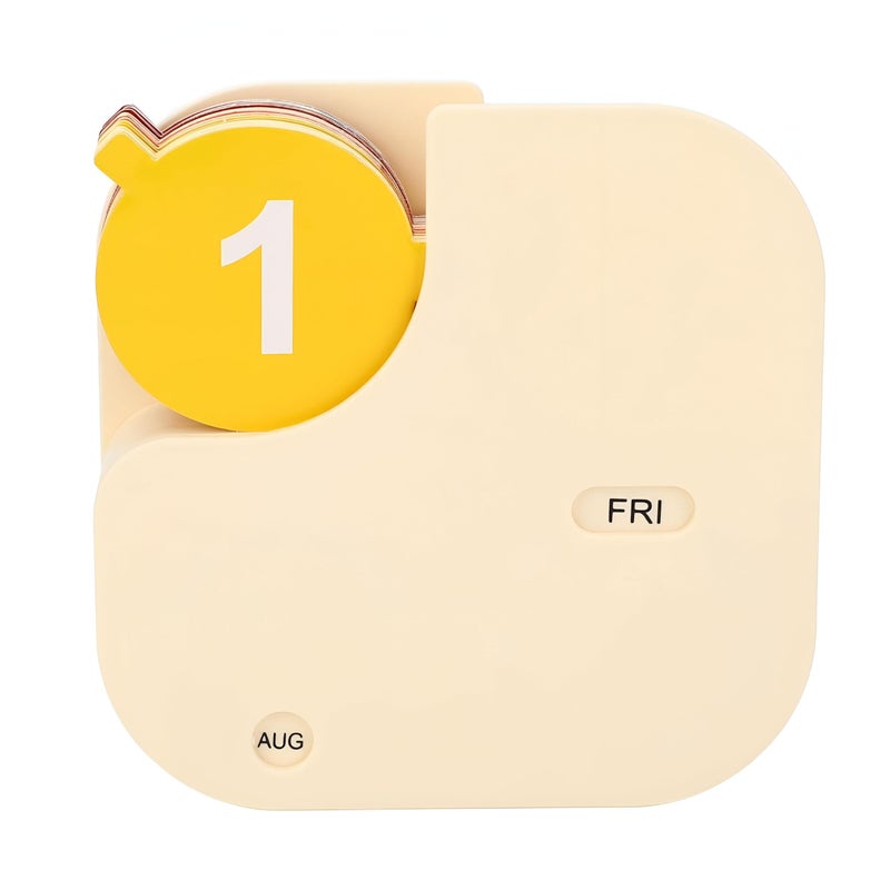 Elegant Office Calendar - Decorative planner with precise day, date, and month organization; enhances any workspace with modern minimal charm while keeping your schedule beautifully ordered