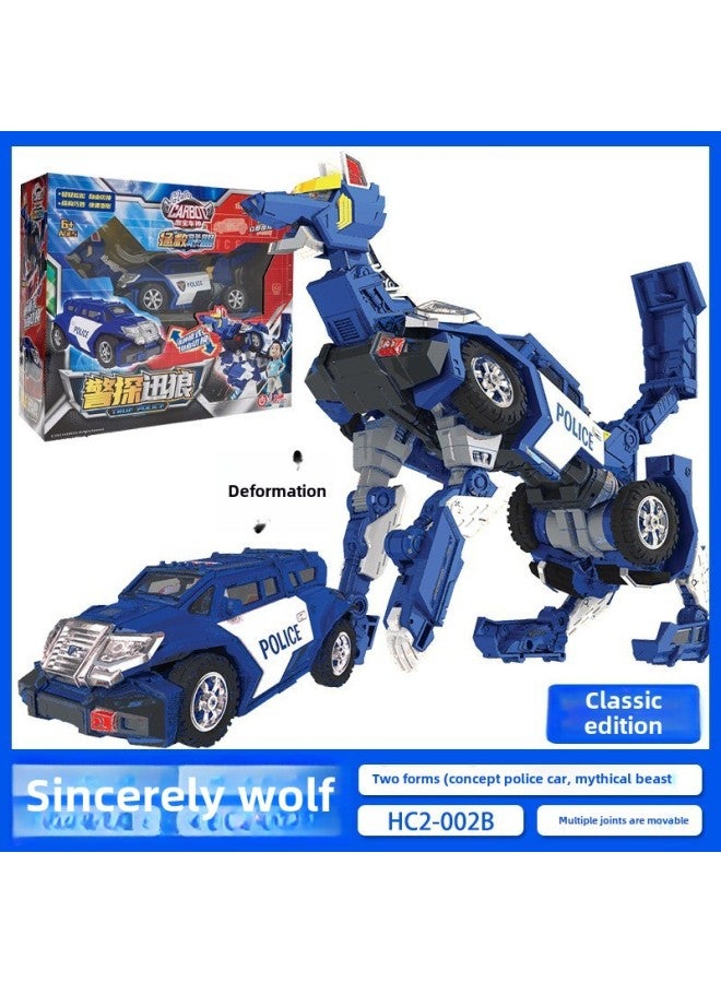 Kabao Car God Reload Return Fire King Driver Elite Edition Children's Classic Transforming Robot Boy Toy-Color:Classic Version  2 Forms  - Image 1