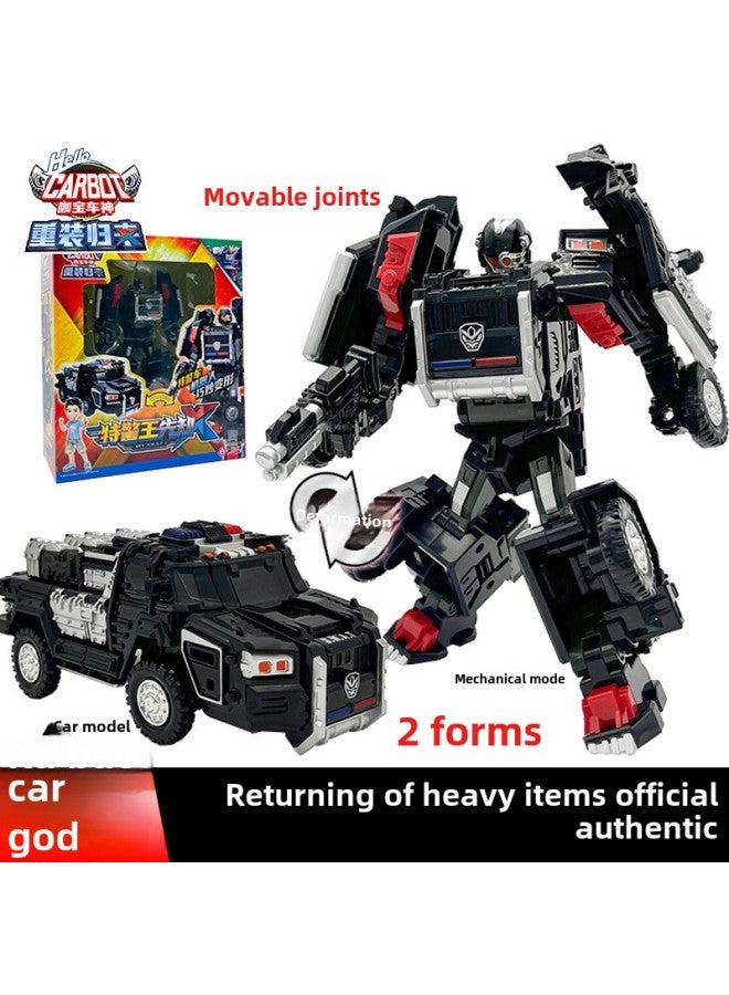 Kabao Car God Reload Return Fire King Driver Elite Edition Children's Classic Transforming Robot Boy Toy-Color:Classic Version  2 Forms  - Image 2