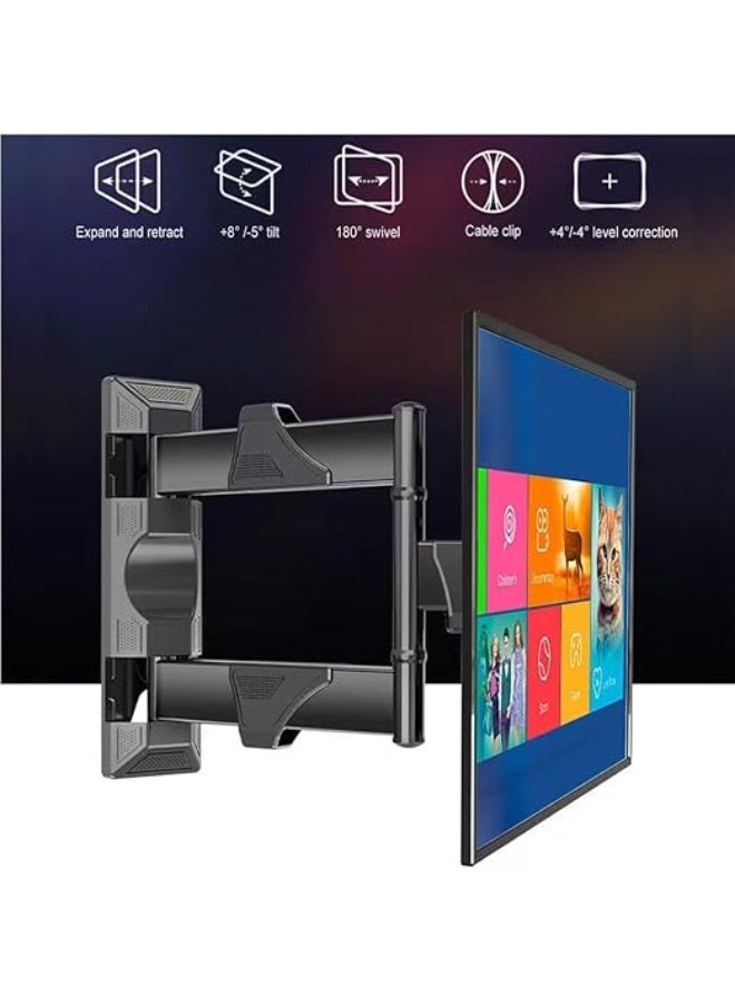 حامل جداري متحرك للشاشات من 32 إلى 55 بوصة – قابل للإمالة والتدوير – متين وسهل التركيب - Image 2