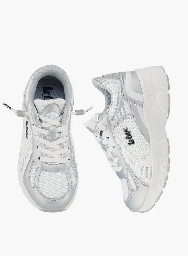 لي كوبر Girls Lace-Up Ankle Sneakers
